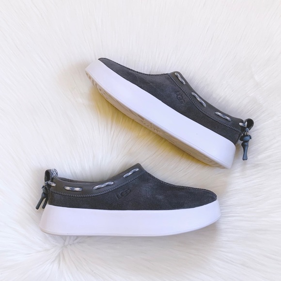 UGG Classic Boom Slip On Charcoal Sneakers - Picture 4 of 8